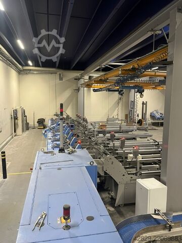 Binder met verzamelaars (samenstelmachines) Müller Martini Corona C15 S/35 (18")