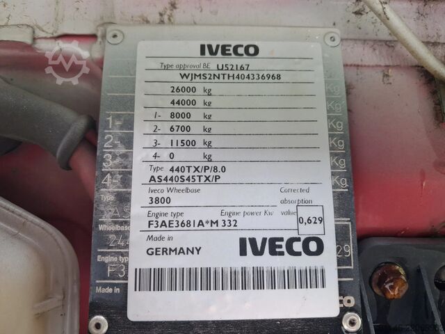 Carga pesada Iveco Stralis 450 E5 * 6x2 * Manual Gearbox * 2 x Bed