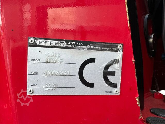 Автокран MAN TGX 35.640 8x4-4 BL EFFER 395/8S