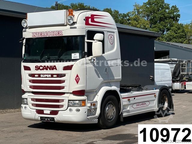 Standart çekici ünitesi SCANIA R450 4x2 Vollluft, Retarder, Schubbodenhydraulik