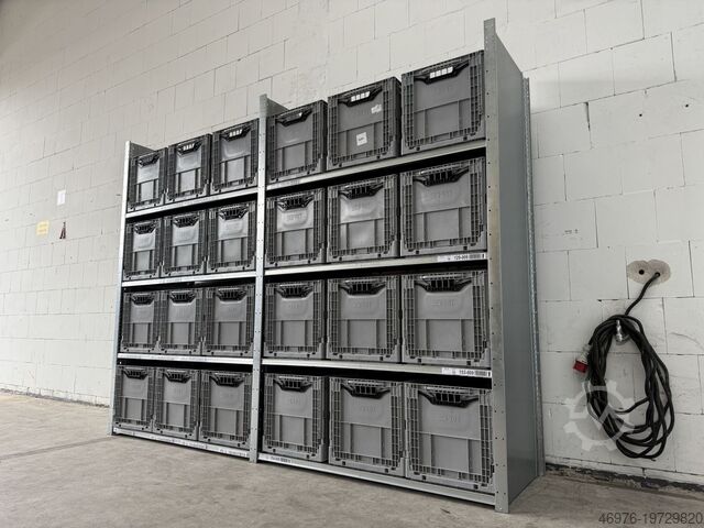2.000 x 610 mm / 4 níveis / 2,65 metros lineares. Dexion HI280 Kistenregal Kommissionierregal Regal