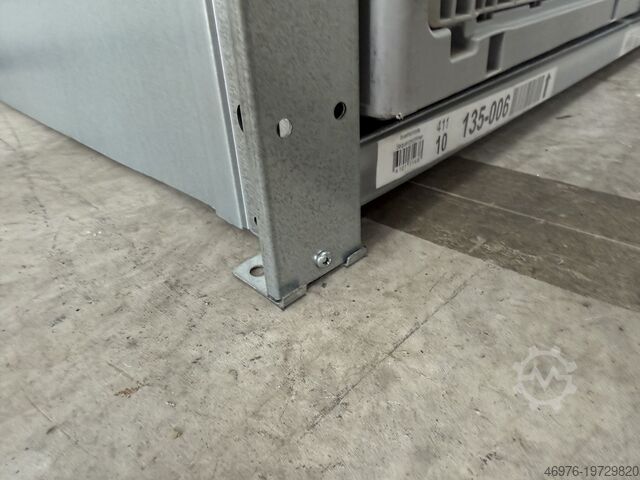 2.000 x 610 mm / 4 níveis / 2,65 metros lineares. Dexion HI280 Kistenregal Kommissionierregal Regal
