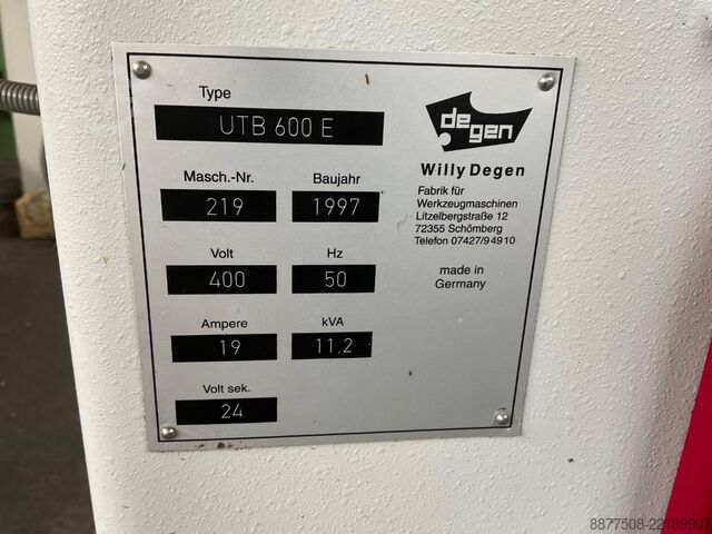 Giluminio gręžimo staklės Degen UTB 600