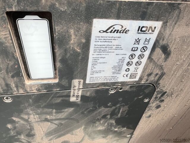 Empilhador eléctrico de 4 rodas Linde E20PL-02