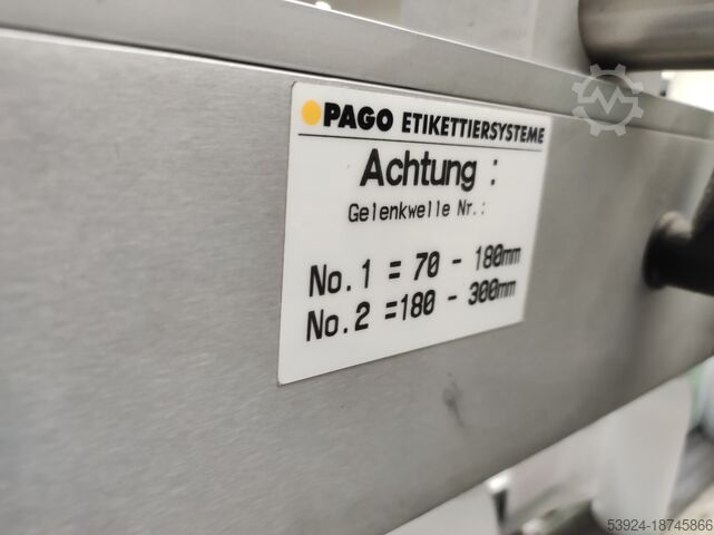 Sistema de etiquetado Pago Pagomat 200 / 165