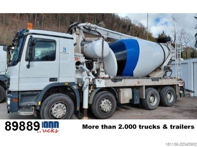 Mobilioji betono maišykla Mercedes-Benz Actros 3236 B 8x4, Stetter-Schwing FBP20-100, 7m³