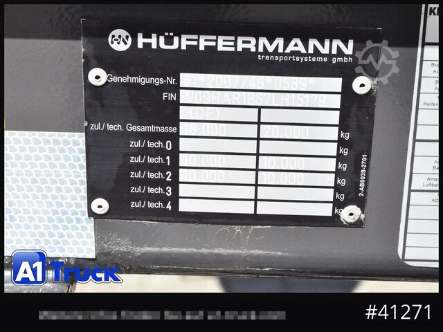 Abrollanhänger HUEFFERMANN HAR 18,67, Luft SAF
