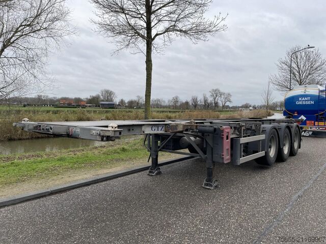 Transporte de contenedores Groenewegen 30CC-14-27 20/30 FT Tank / ADR / Lift-Axle / NL...