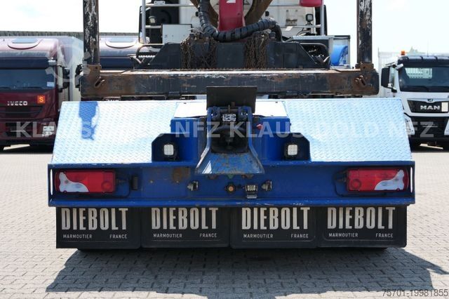 Camião florestal MAN TGS 33.500 Holztransport Kran Langholznachläufer