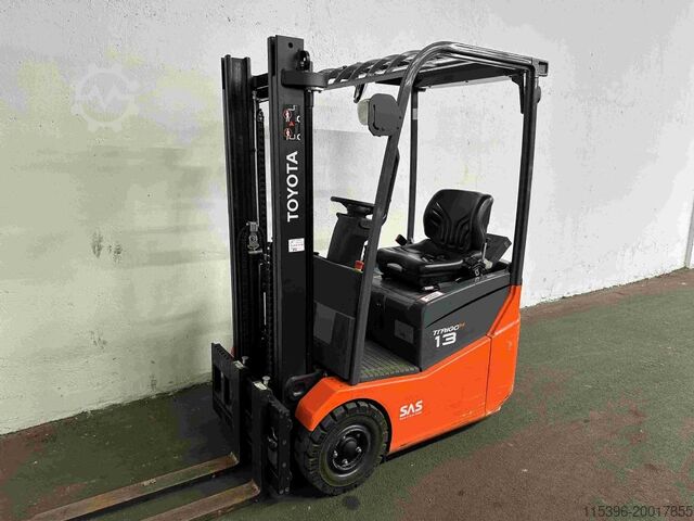 Elektrický 3kolový vysokozdvižný vozík Toyota 7FBEST13 - nur 363 Stunden !!!