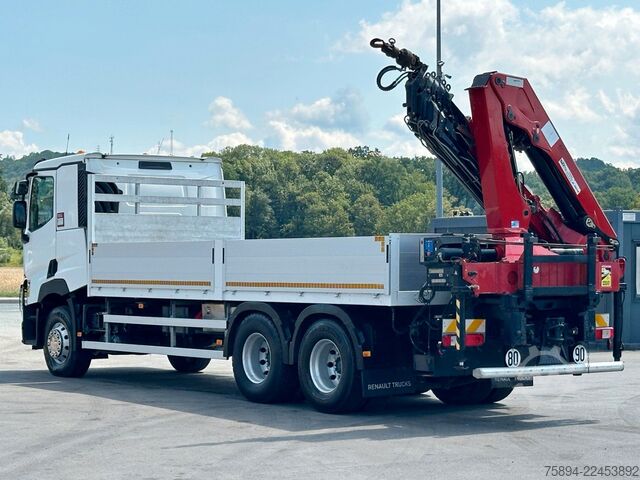 Кран монтиран на камион RENAULT C 460 * HMF 1510 K6 + FUNK * 6x4