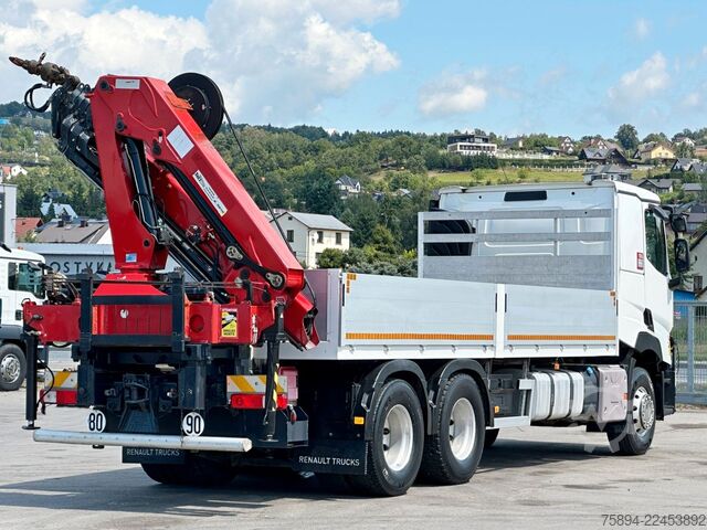 Кран монтиран на камион RENAULT C 460 * HMF 1510 K6 + FUNK * 6x4