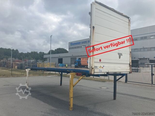 Swap body trailer KRONE Wechselbrücke Pritsche