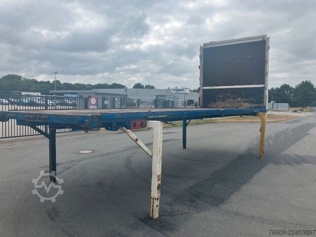 Swap body trailer KRONE Wechselbrücke Pritsche