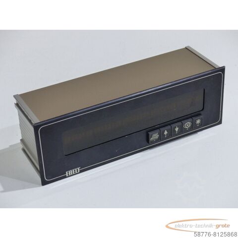 Bileşen Ebelt ALPHA 140 Bedienfeld