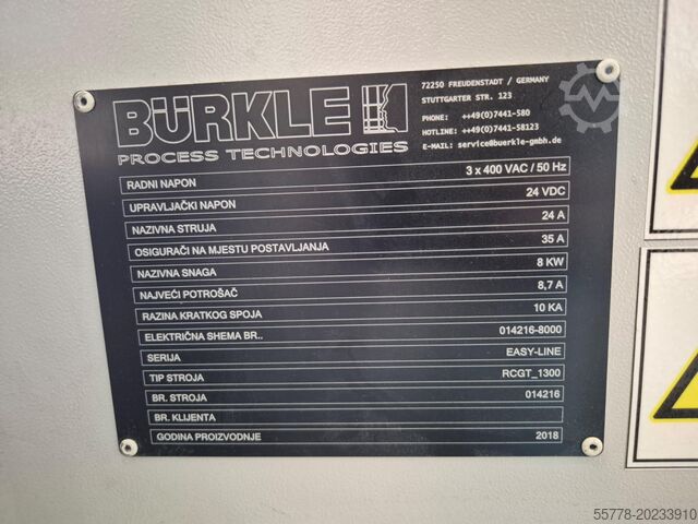 Coating machine Buerkle PUR Easy-Line