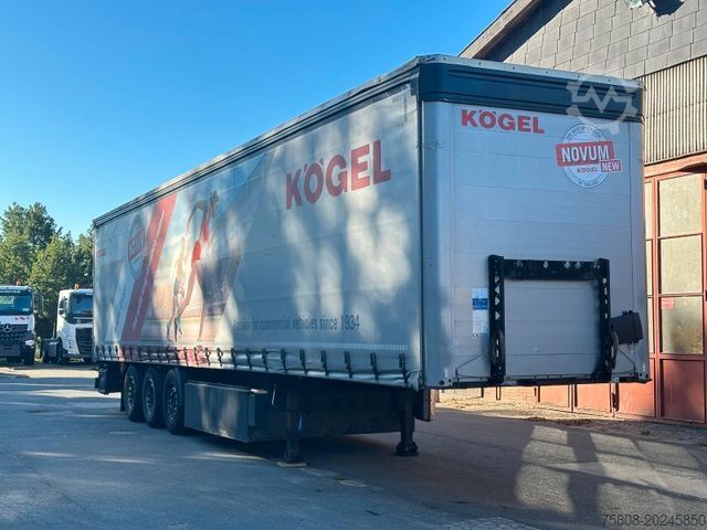 Semirremolque abierto con toldo KÖGEL SN24 Schiebeplane Edscha Palettenkasten Code XL