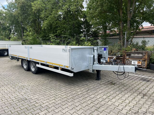 Anhänger mit offener Pritsche Möslein THT 11 G 6,2 L  Tandem- Pritschenanhänger- Tieflader