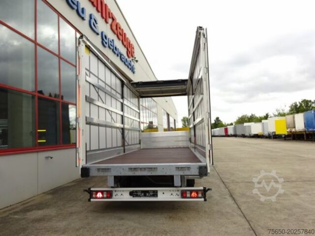Remorcă deschisă cu prelată Möslein TPW 105 D Schwebheim  Tandem- Planenanhänger Durchladen