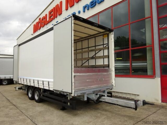 Remolque abierto con toldo Möslein TPW 105 D Schwebheim  Tandem- Planenanhänger Durchladen