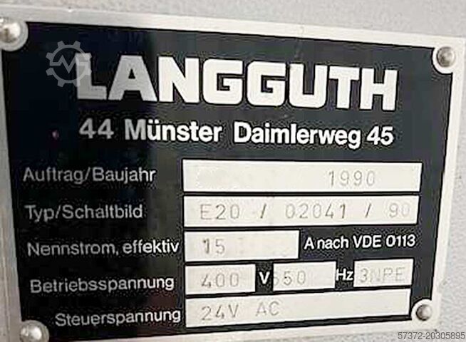 Mașină de etichetat cu clei umed Langguth E20