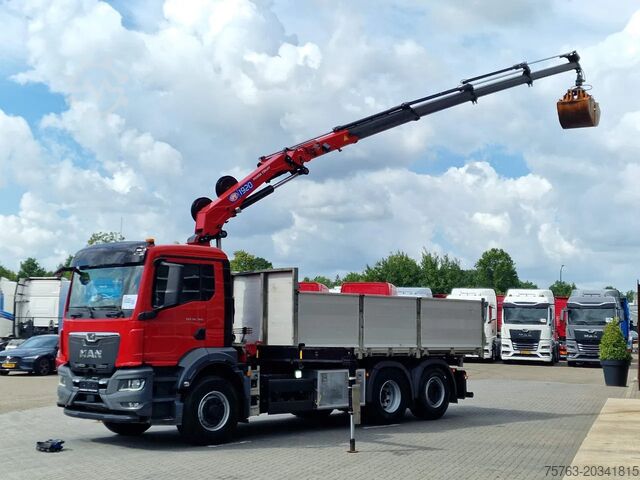 Kranbil MAN TGS 26.360 6x4 Hydrodrive / Crane HMF1920K-RCS ...