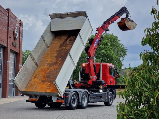 Kranbil MAN TGS 26.360 6x4 Hydrodrive / Crane HMF1920K-RCS ...