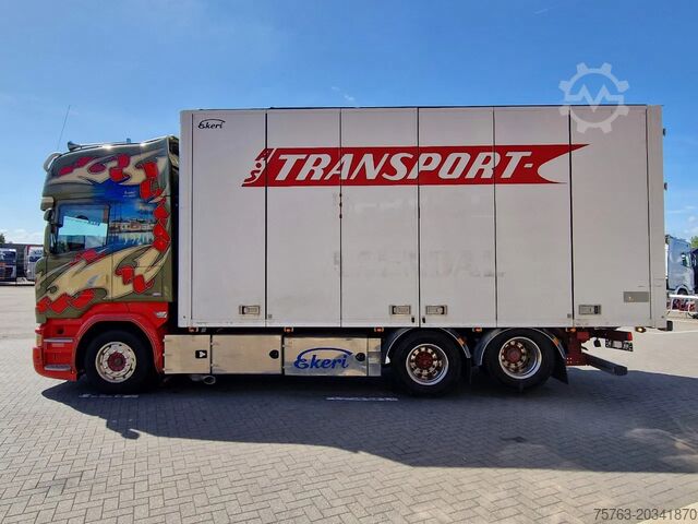 Kufor Scania R580 V8 Topline 6x2 - Box with sidedoors - Reta...