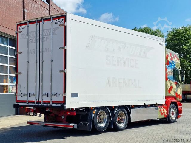 Kufor Scania R580 V8 Topline 6x2 - Box with sidedoors - Reta...