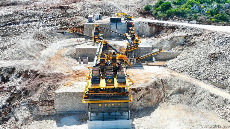 Brech- und Siebanlage FABO Stationary Crushing Plant Stationary Crushing and Screening Plants