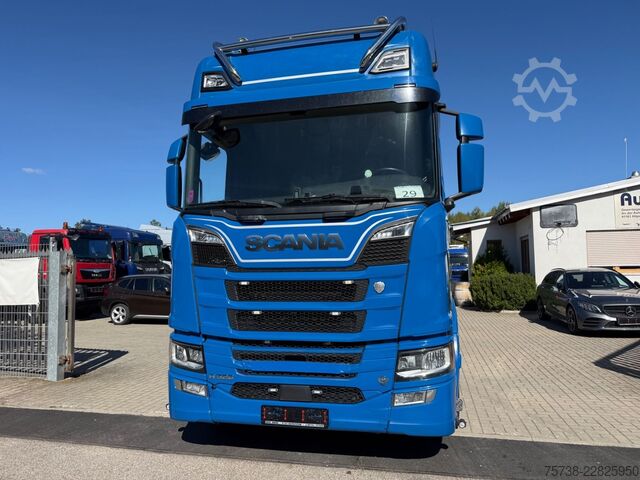 Шасі вантажівки SCANIA R520 6X2*4 Fahrgestell V8/LENKACHSE/Retrader/Alu