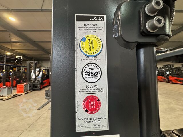 Elektrikli – 3 tekerlekli Linde E12-386-02--EK + Ladegerät 3550