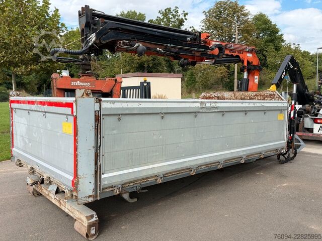 Autocamion cu cârlig pentru containere  Abroll Kranmulde 2-SEITENKIPPER KRAN FUNK