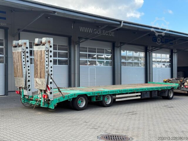 Lágflutningavagn MÜLLER-MITTELTAL N&S FZ-Bau TLPL30 Tieflader Anh. hydr. Laderampe