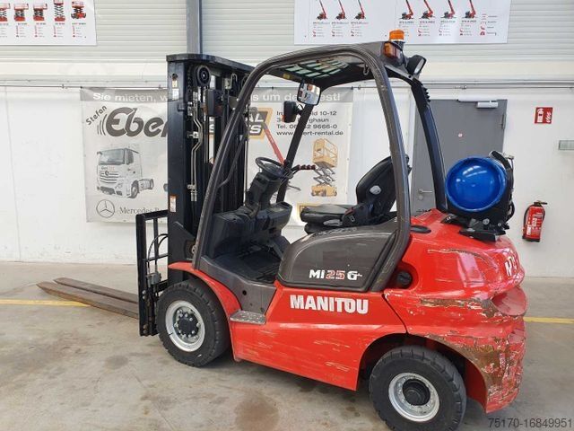 Etukuormaaja trukki MANITOU MI 25 G / Triplex: 4.70m / nur 1.976h! / SS
