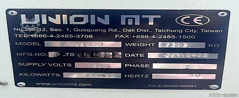 CNC vinnslumiðstöð Wiesser MV 1000