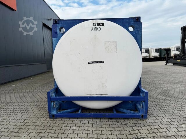 Contentor-cisterna UBH Universal Bulk Handling 20 FT SWAP BODY 31.169L UN Portable T7 valid 5Y...