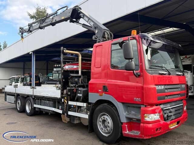 Platforma de încărcare DAF CF 85.360 Euro 5, HIAB 244 EP-3 Hiduo, Stuuras