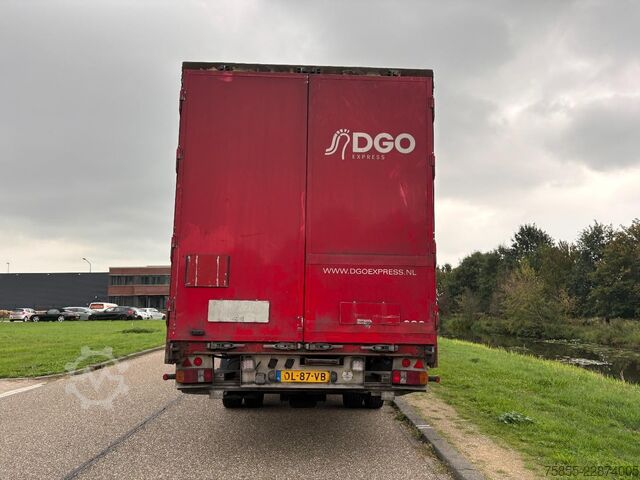 Rennandi presenningar Groenewegen DRO-14-20 B 2-Axle Tautiner / BPW Axles / Steer...