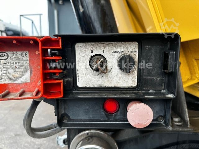 Tipper semitrailer KEMPF SKM 35/4 Thermo-Alu-Mulde Schiebeverdeck Lift