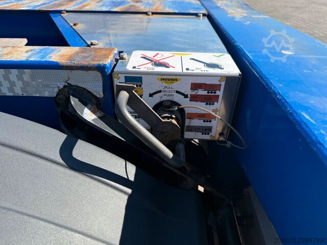 Semirremolque con caja intercambiable BROSHUIS MFCC-HD L2C8 Containerauflieger