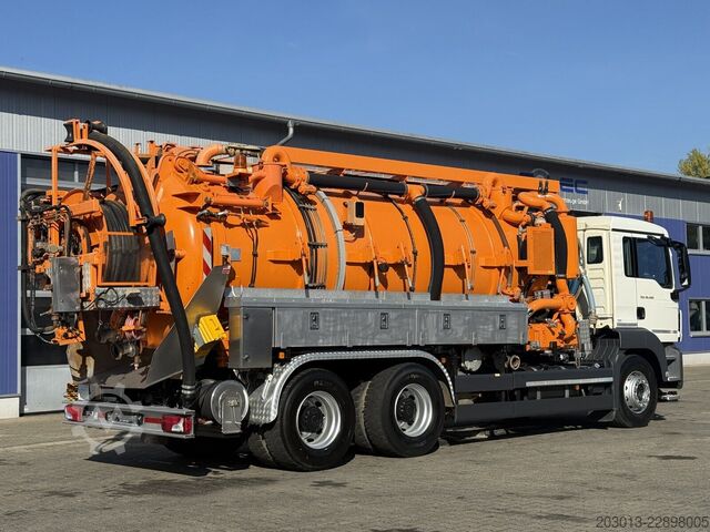Vakumska cisterna MAN TGS 26.400 6x4 BB Kanalreiniger Leistikow 15 m³