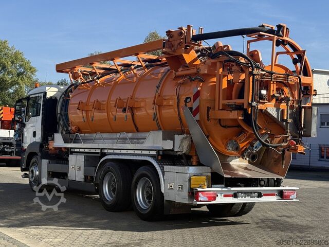 Vakumska cisterna MAN TGS 26.400 6x4 BB Kanalreiniger Leistikow 15 m³