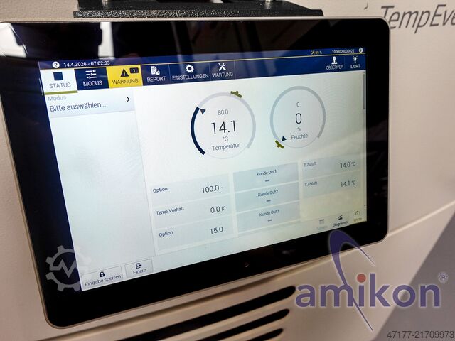 -70°C hingga +180°C 1000 Liter dengan kelembapan Weiss Klimaprüfschrank Clime Event C/1000/70/5