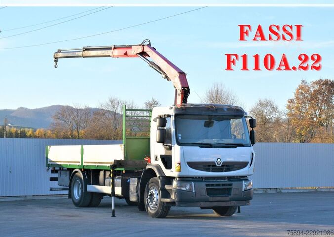 Autokran RENAULT Premium 370* FASSI F110A.22 * TOPZUSTAND