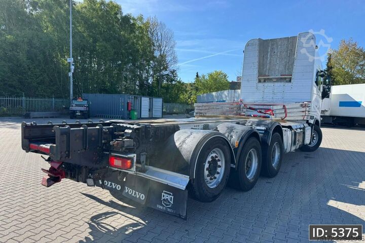 Transportador de madera Volvo FH16 750 Globetrotter XL, Euro 6, 8x4 / Hydraul...