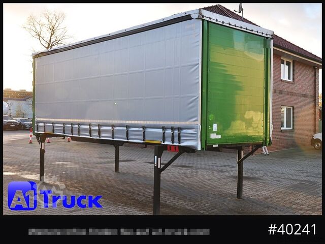 Swap body with flatbed & tarp KOEGEL 7.45  BDF Wechselbrücke, neue Plane, Bordwand