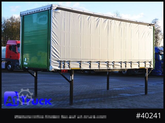 Swap body with flatbed & tarp KOEGEL 7.45 BDF Wechselbrücke, neue Plane, Bordwand