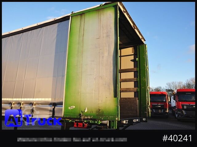 Swap body with flatbed & tarp KOEGEL 7.45 BDF Wechselbrücke, neue Plane, Bordwand