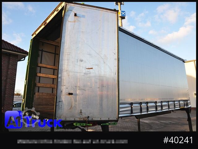 Swap body with flatbed & tarp KOEGEL 7.45 BDF Wechselbrücke, neue Plane, Bordwand